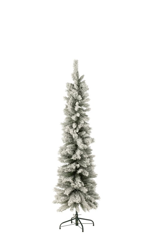 J-Line Weihnachtsbaum Modell Snowy - Kunststoff - Grün - Klein