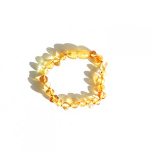Amber baby bracelet - Honey