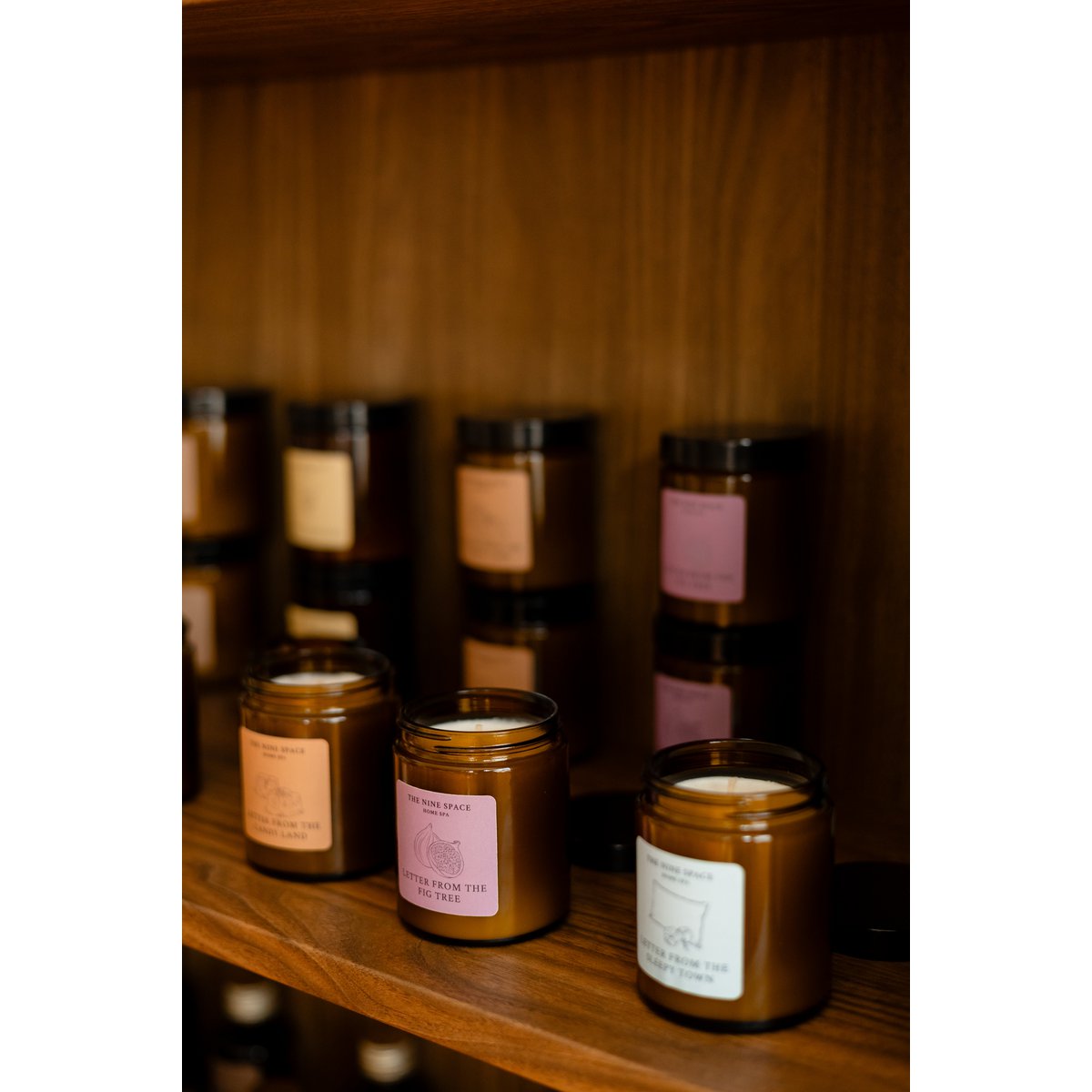 VANILLA Vibe candle - brown glass