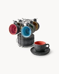 Espressotassen las palmitas 6er sæt 80 ml