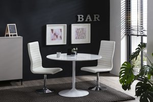 Dining set 5 pieces Ø110 cm