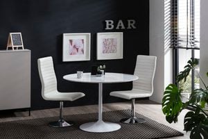 Dining set 5 pieces Ø110 cm