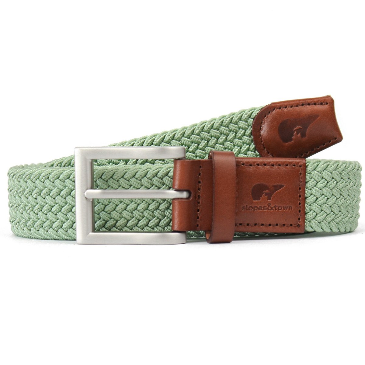 Cinturón Gift Box Mark y calcetines Mint Green Stripes