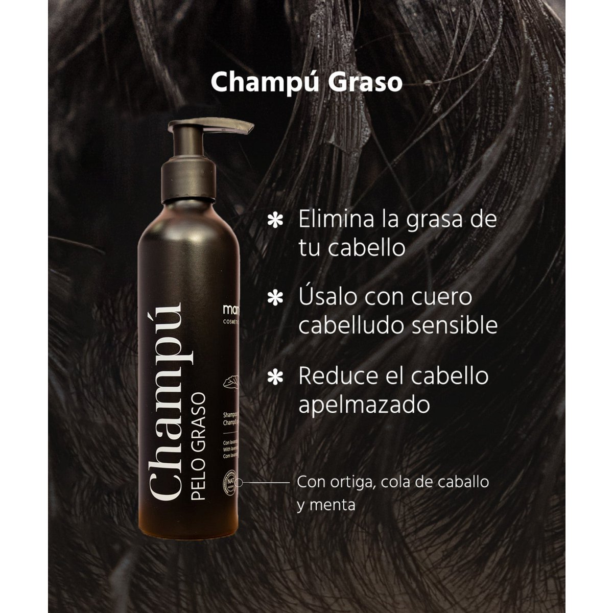 Recharge Shampoing pour cheveux gras