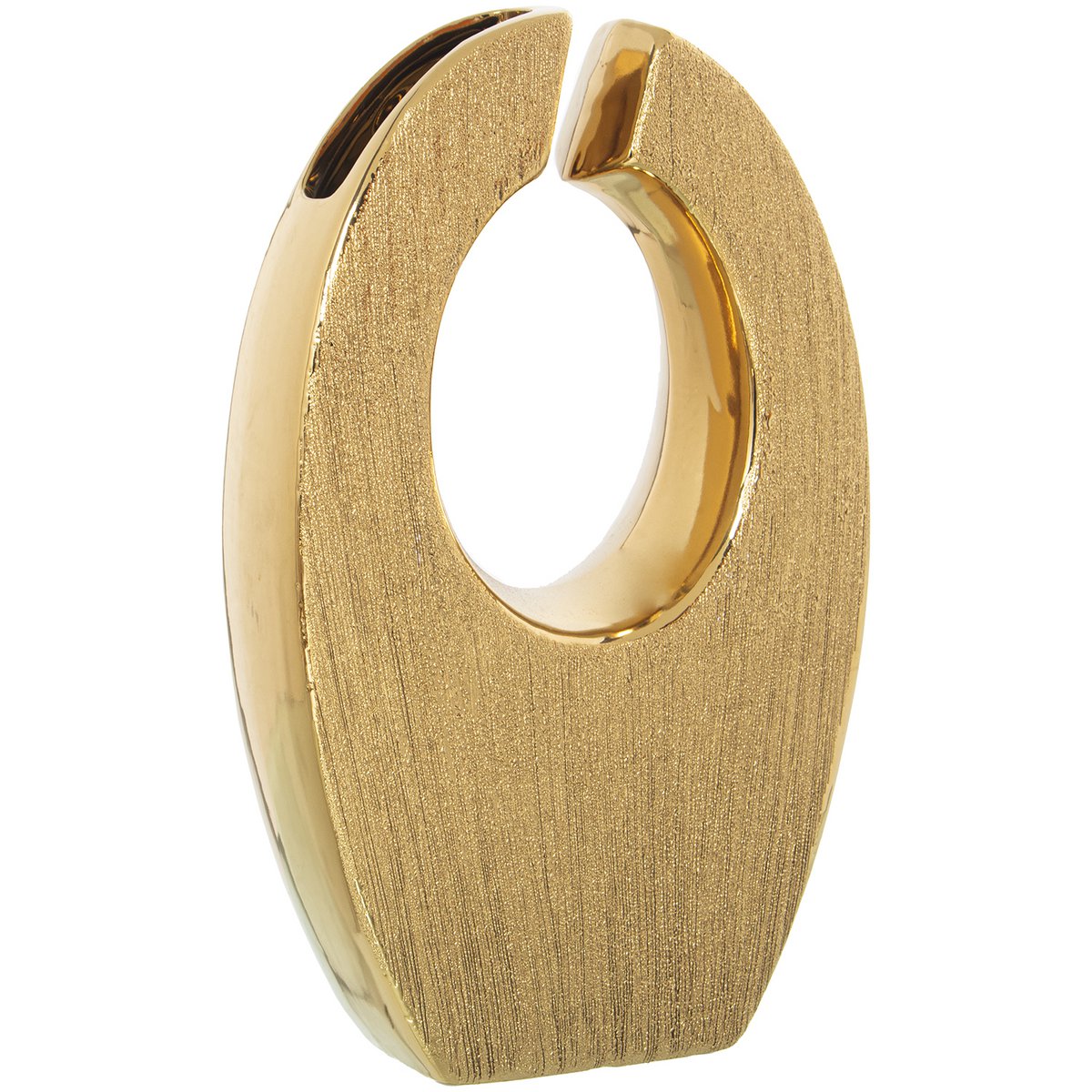 ZŁOTY WAZON CERAMICZNY 15X5X24CM ST52872