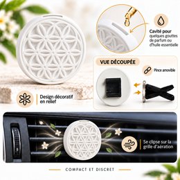 Clip'Arôme Graine de vie – Plaster Car Fragrance Diffuser 