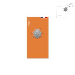 Ladybug metal magnet