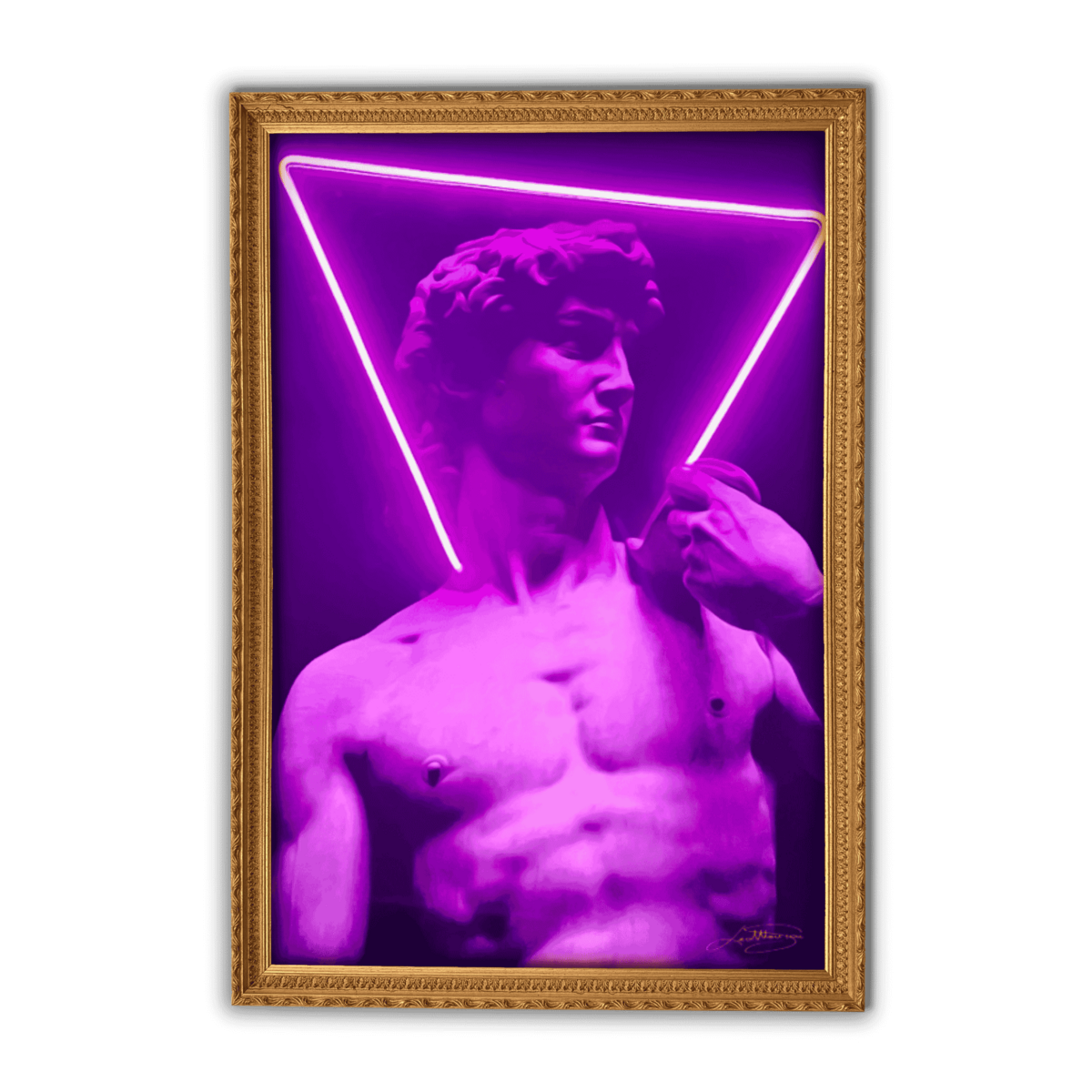 David Triangle | Arte de pared LED