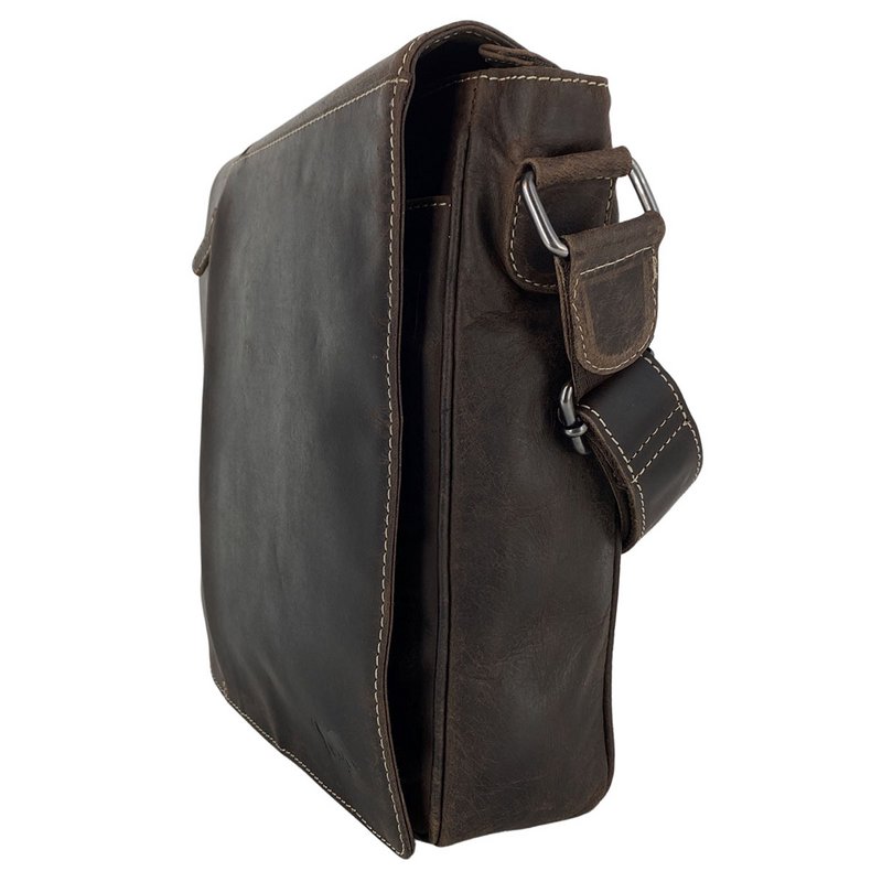 Schoudertas In 3 Kleuren - Crossbody - Buffelleer - In 3 Kleuren