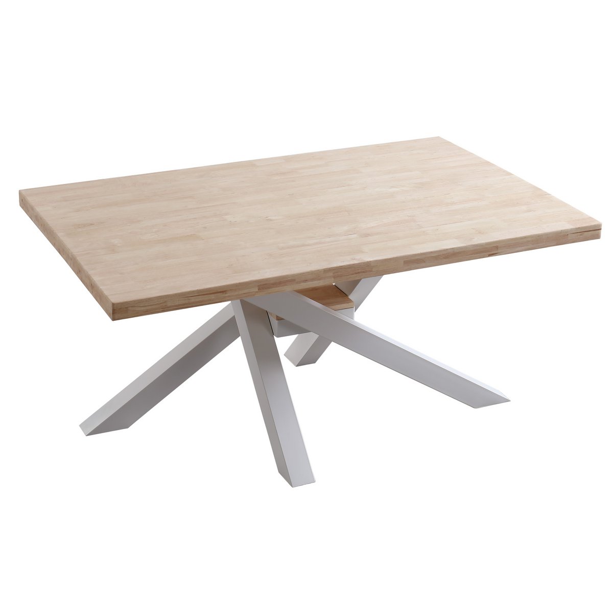 FIXED DINING TABLE XENA 160 NORDISH OAK / WHITE. OK1064 (8472)
