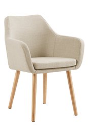Sillón tejido estructural beige