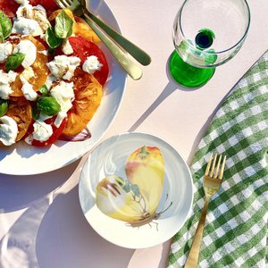 La dolce vita di una farfalla - Insalatiere Piccole