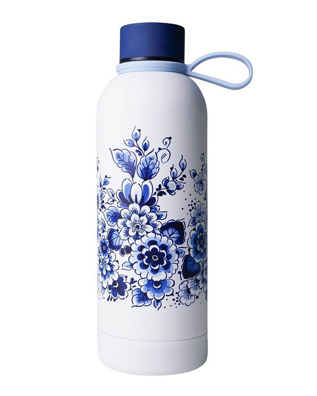 Water bottle Delft Blue