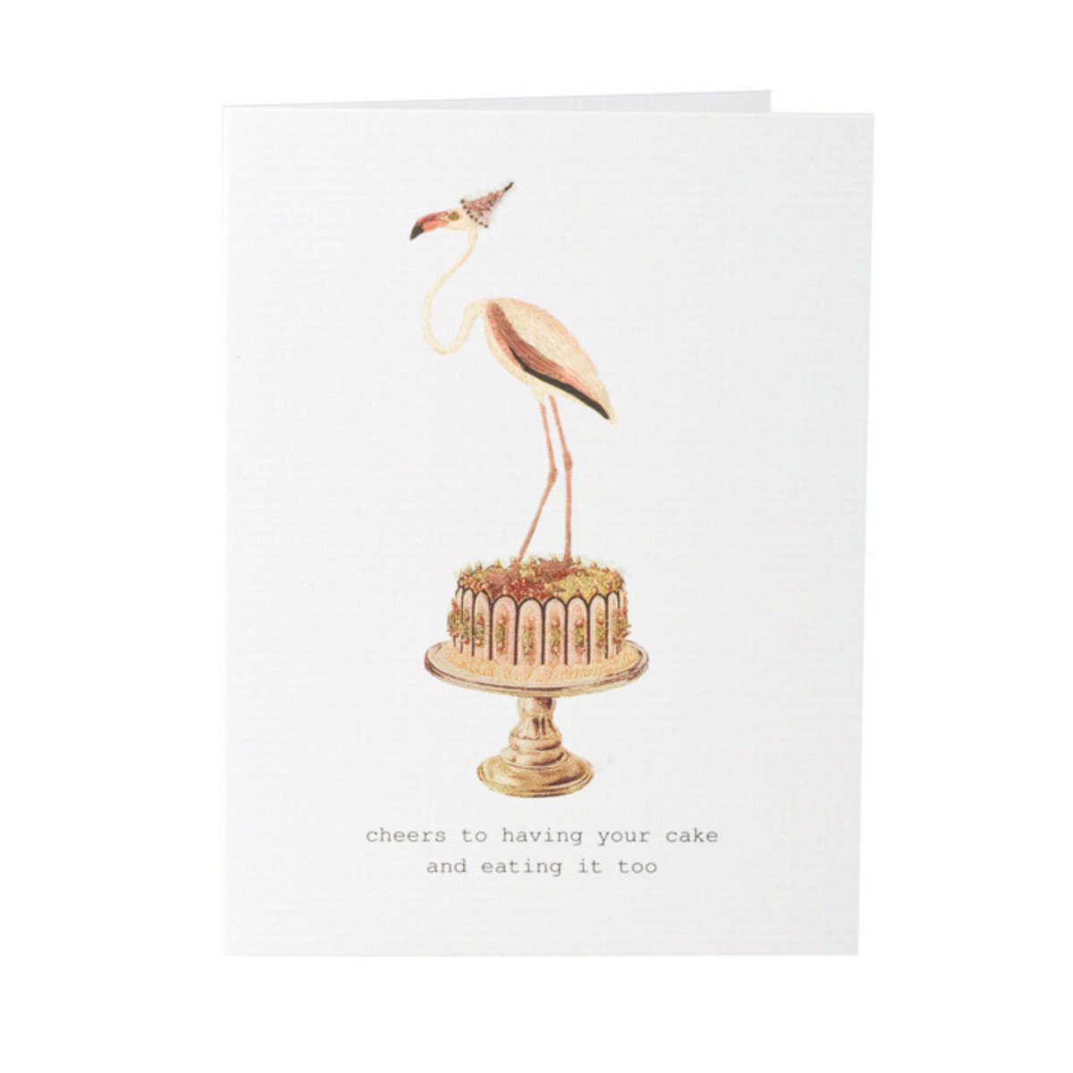 Cheers To Having Your Cake Birthday Card
