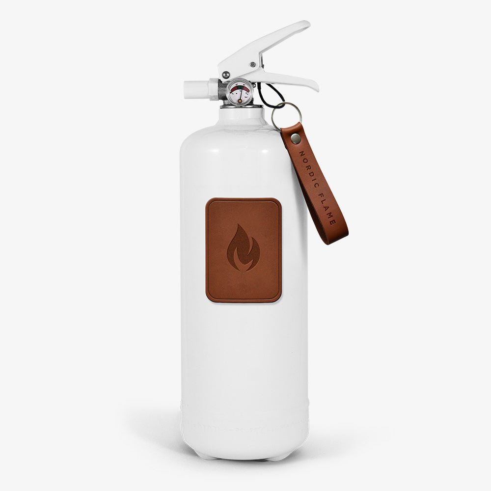 Extintores 2 kg - Cuero Marrón Oscuro