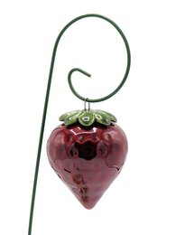 Ceramiczny patyczek do roślin truskawka 5 cm