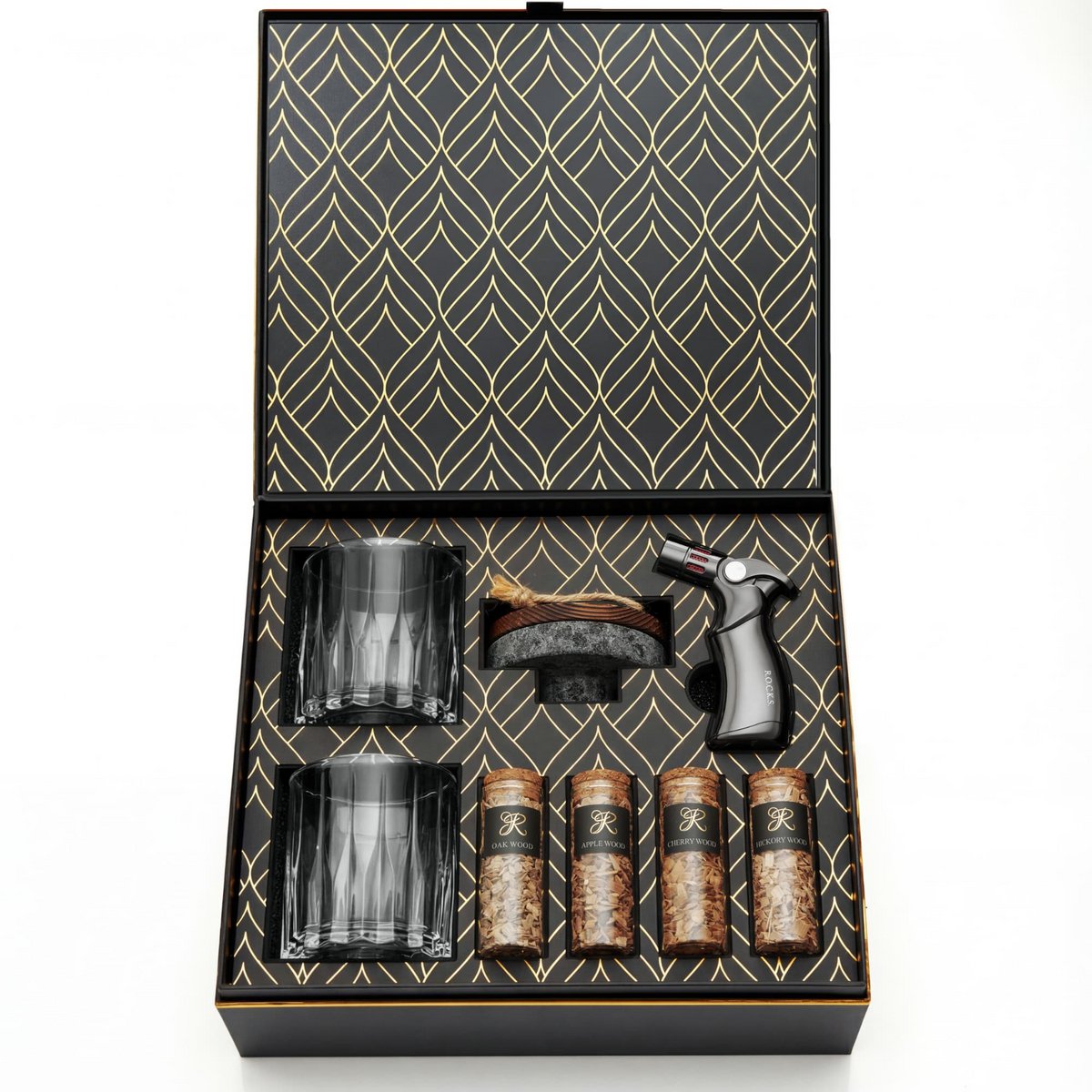 The Whiskey & Cocktail Smoker Kit Gift Set