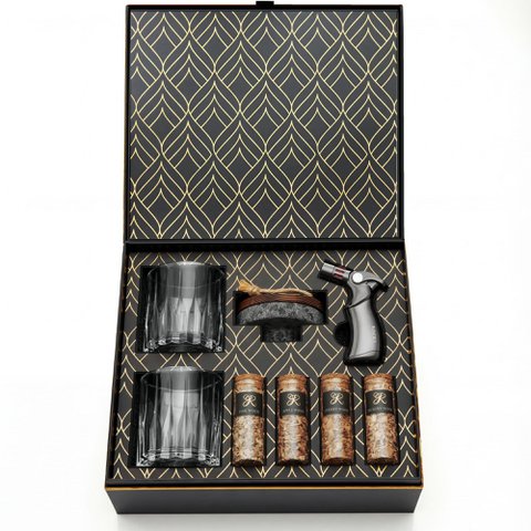 The Whiskey & Cocktail Smoker Kit Gift Set