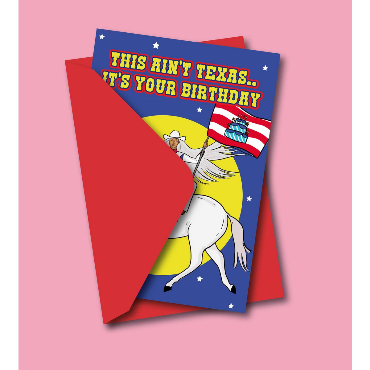 Esto no es el cumpleaños de Texas Beyonce Tarjetas de felicitación