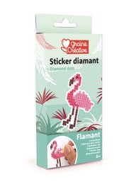 KIT DIAMOND MOSAIC. STICKER  FLAMINGO