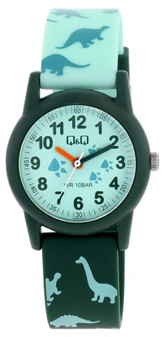 Q&Q kinderhorloge "Dino", harsband, 10 ATM