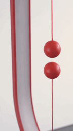 Lampada HENG Balance Ellipse (bianco, rosso, nero)