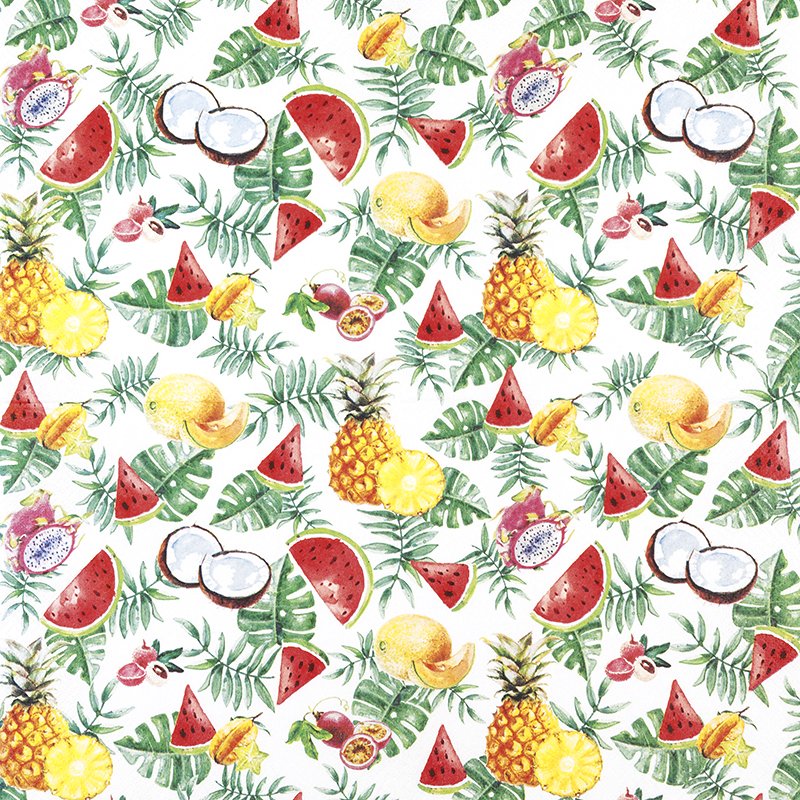 "Exotic Fruits" napkins