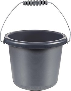 Curver Eimer 5L Stahlgriff Anthrazit
