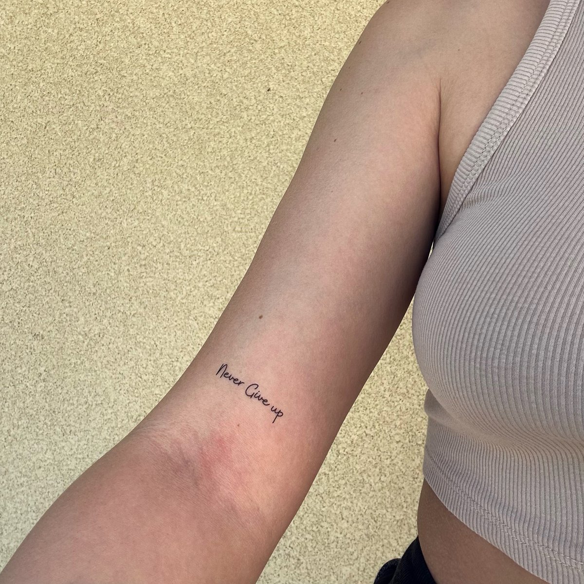 Tatuaggio temporaneo Sioou Never Give up x5