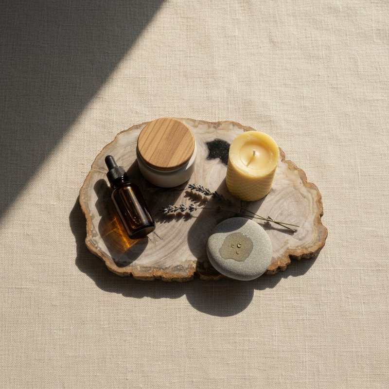 Organic Petrified Wood Tray