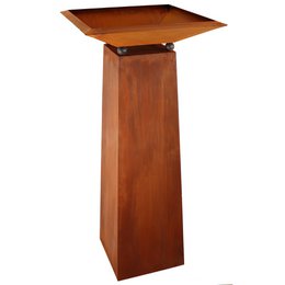 Vintage Deko Pflanzsäule 70 cm mit verschiedenen Schalen | Gartendeko Rost