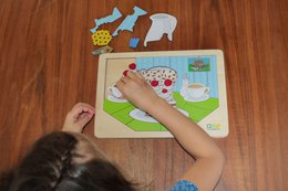 Puzzle transparent : Gâteau Forêt-Noire | Puzzle en bois multicouche pour toute la famille | Cadeau pour les amoureux de la Forêt-Noire