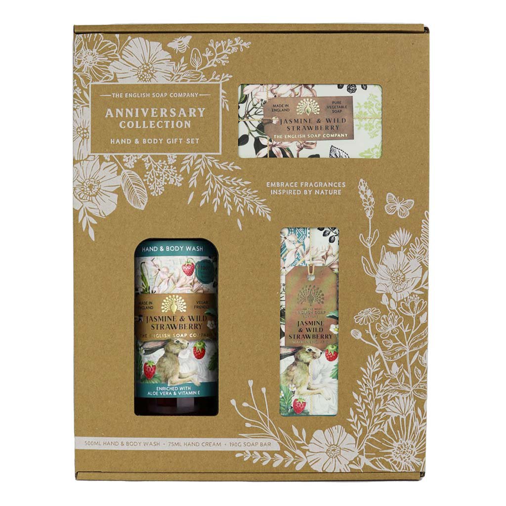 ENGLISH SOAP C° Hand & Body - Gift Set - Jasmine &Strawberry