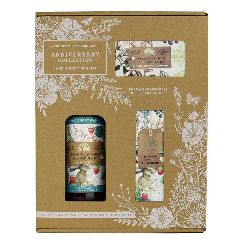 ENGLISH SOAP C° Hand & Body - Gift Set - Jasmine &Strawberry