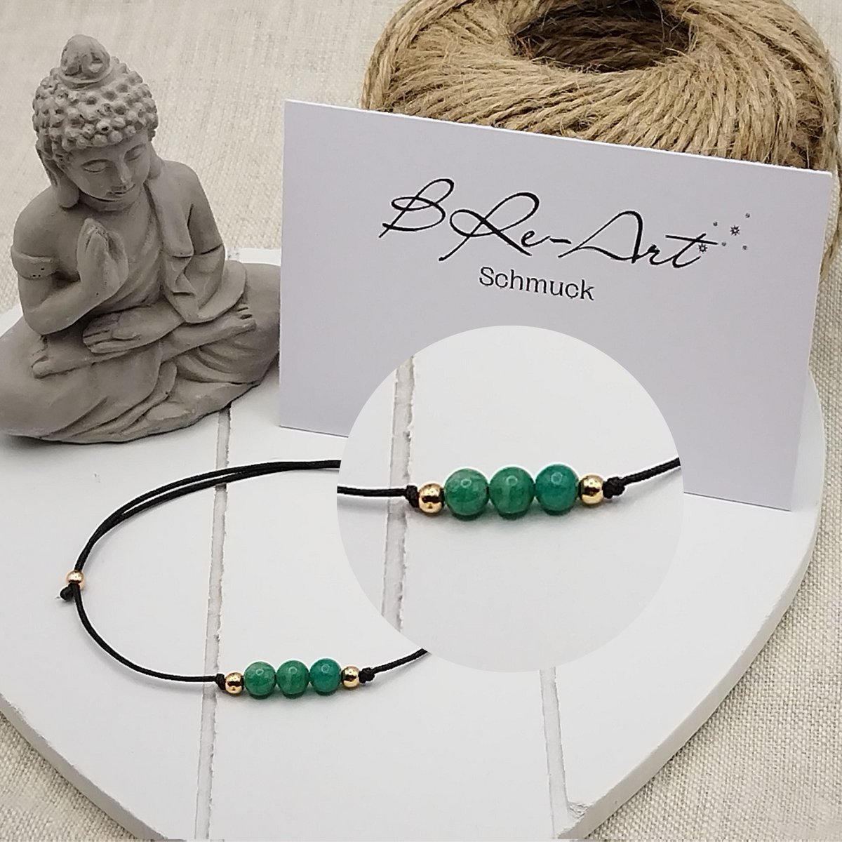 Amazoniet edelsteen armband, 4mm Ø