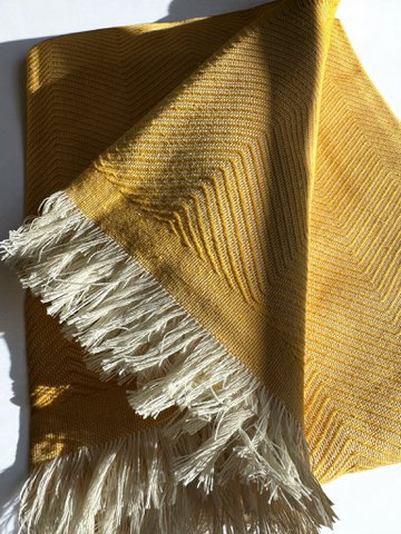 Blanket - Leyla Line - sunny yellow