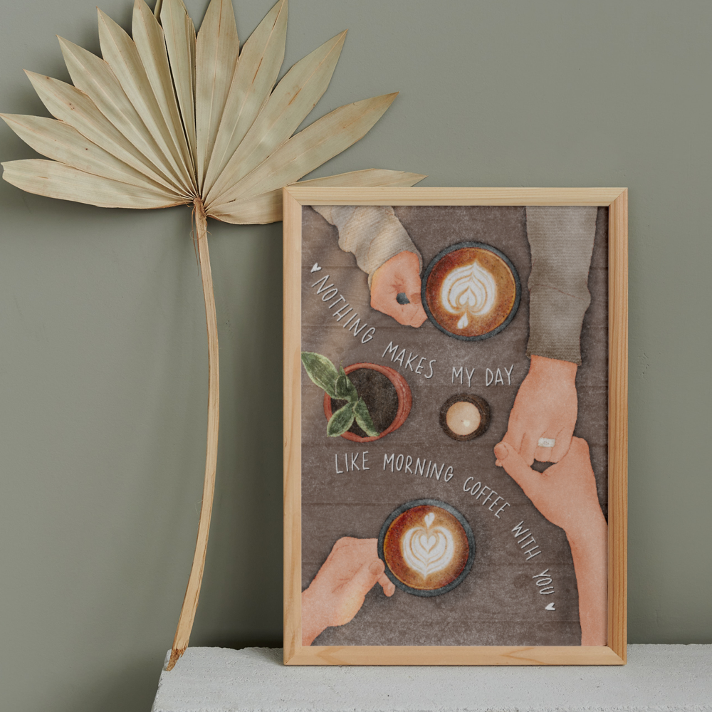 Morning Coffee A5 print