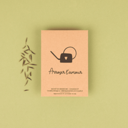 Arroser l’amour - Sachet de graines de Coquelicots