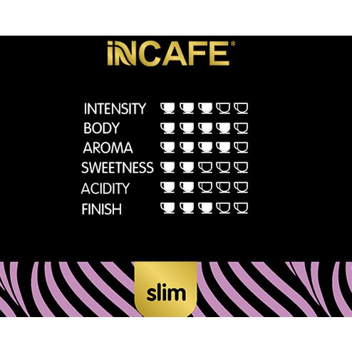 iNCAFE SLIM Espressokaffee, 25 Nespresso-Komp. Kapseln