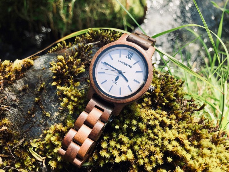 Houten horloge - Livegens Amazonas