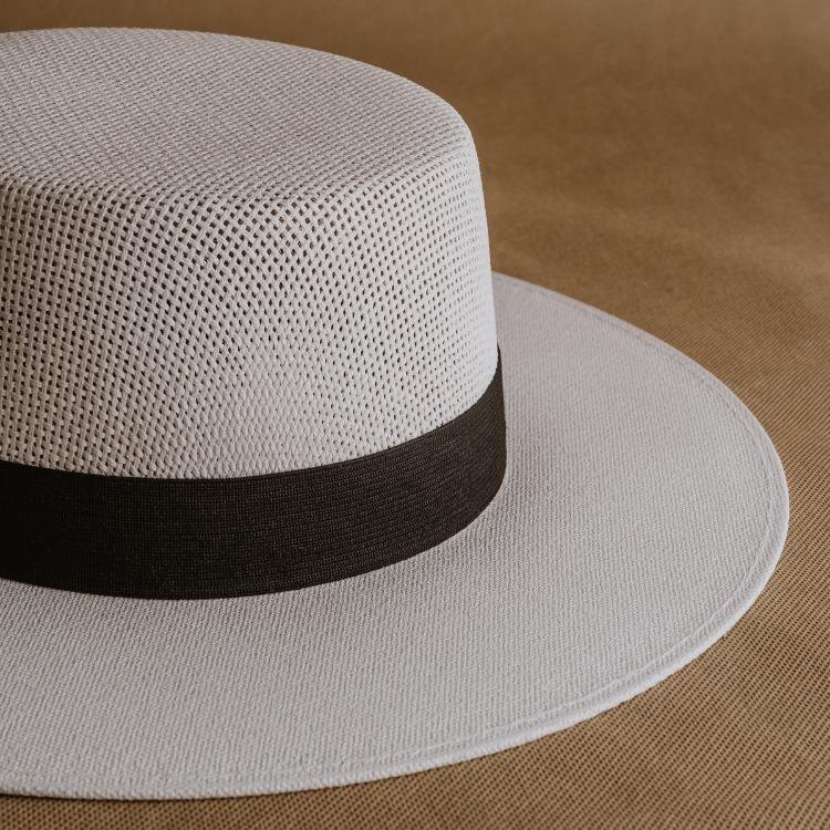 Monterrey · White boater hat
