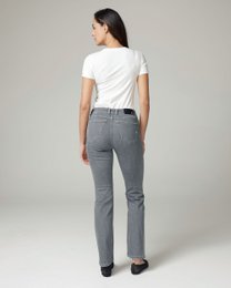 Jeans grigi a vita media a gamba dritta | Il messinese