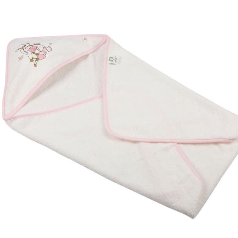 Gus babyponchoset van biologisch katoen