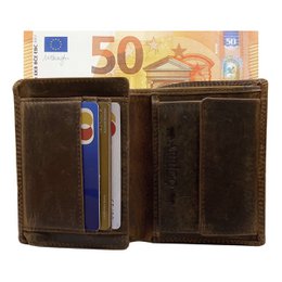 Geldbörse Herren - Geldbörse Herren - Arrigo Wallet - Billfold Modell in 3 Farben Büffelleder