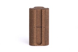 Krea-Wood handgemaakte koffiecapsulehouder voor Nespresso-compatibele capsules, in bruine kleur