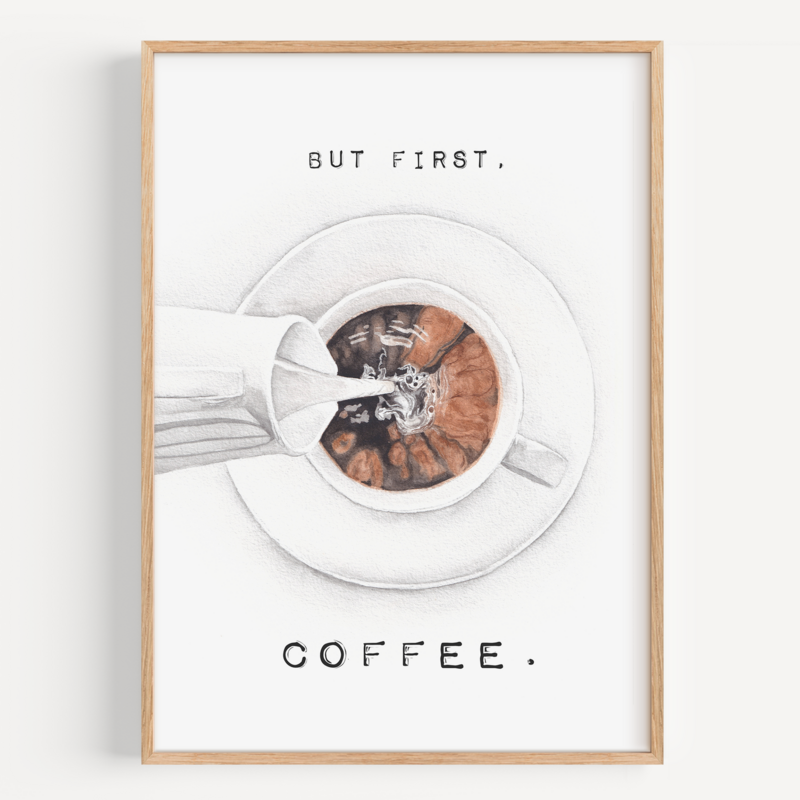 Stampa Fine Art - Ma prima il caffè