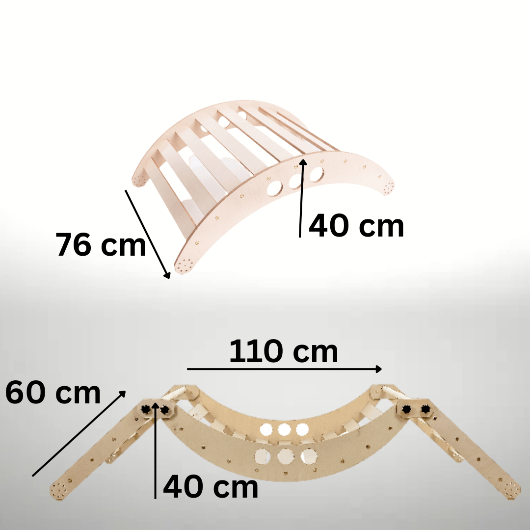 Albero Climber 2 – Set Triangolo, Bilanciere e Rampa Trasformabile