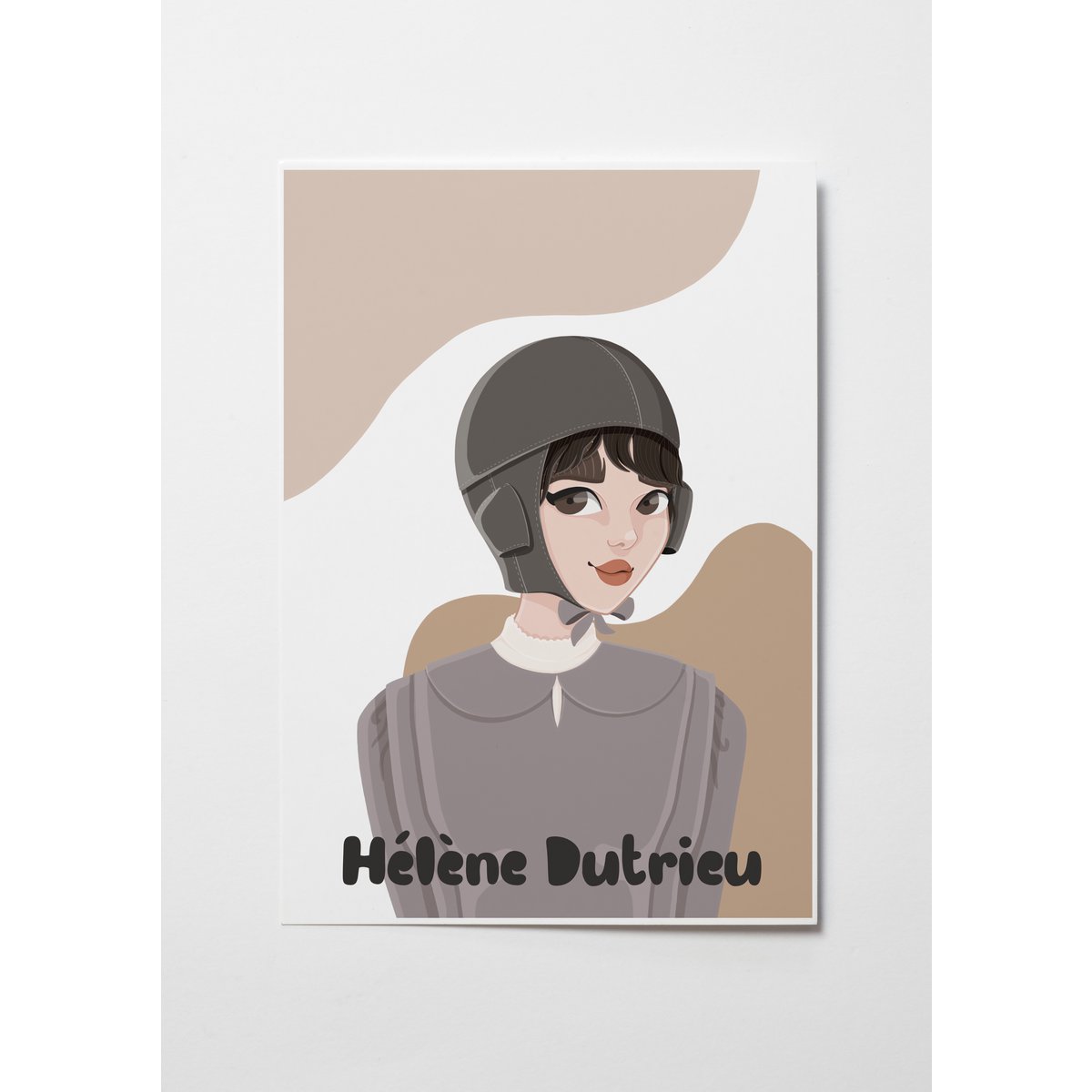 Hélène Dutrieu - Arte mural (A4)