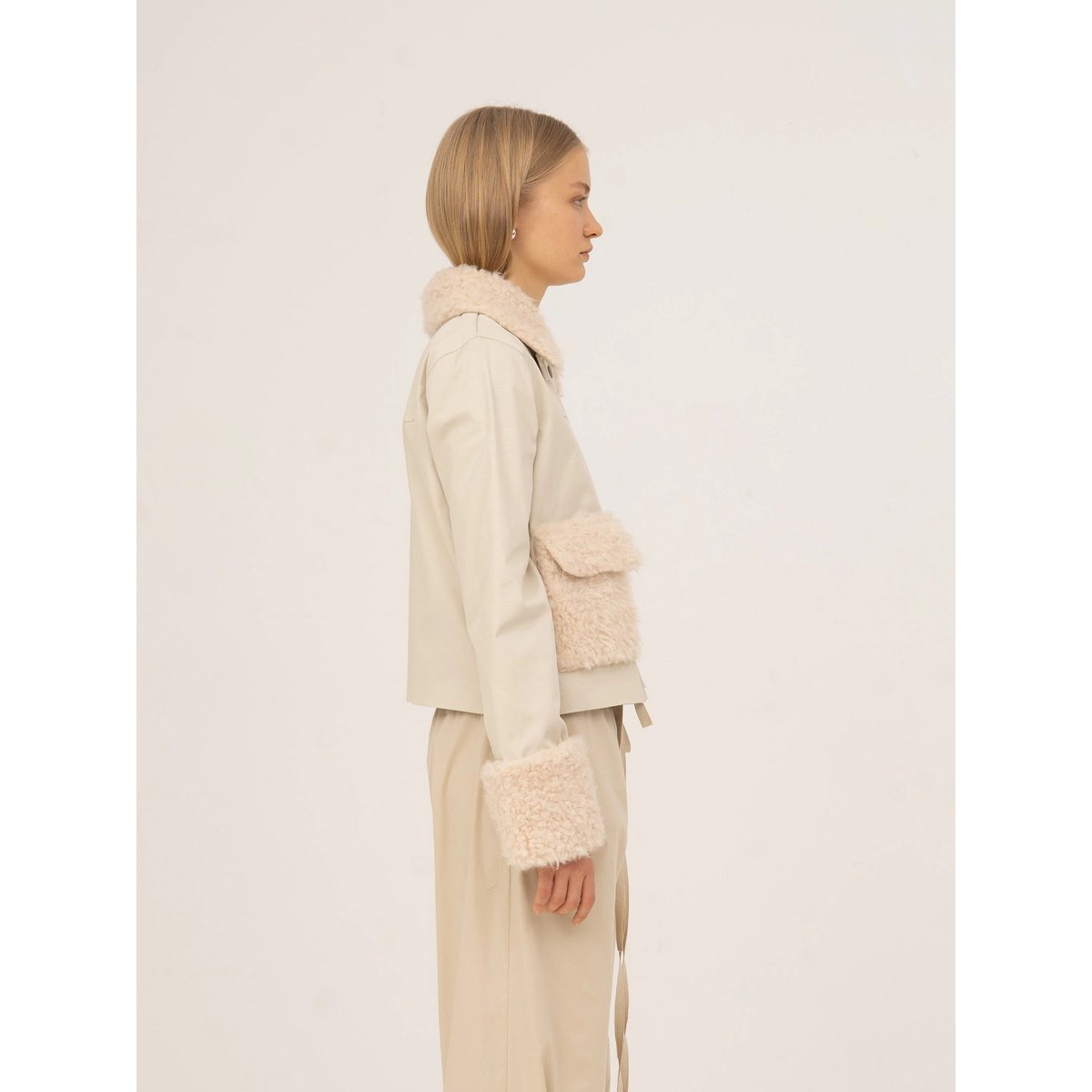 Veste crème tendre