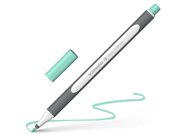 Børstepen Schneider Paint-It 070 turkis pastel